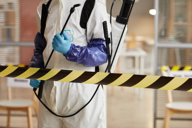 Professional Trauma Scene Cleanup technician working in Daleville, IN